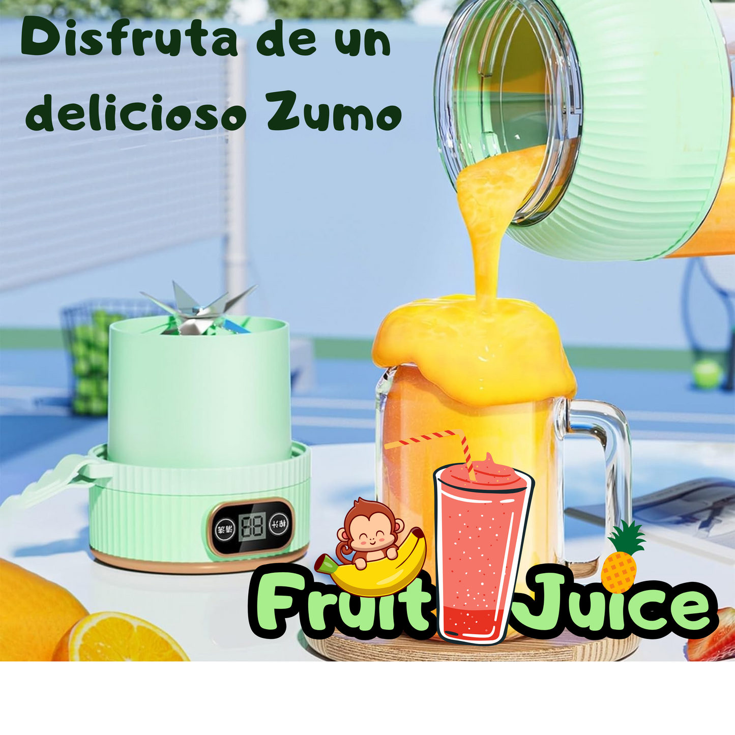LICUADORA DE FRUTAS PORTATIL